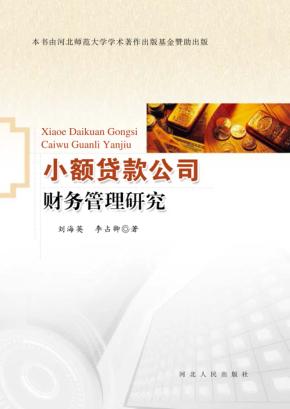 小额贷款公司财务管理研究 封面