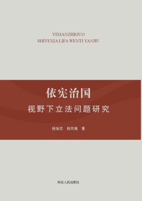 依宪治国视野下立法问题研究 封面