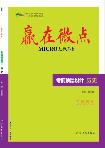 赢在微点  考前顶层设计  历史 封面