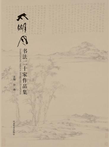 太湖风书法二十家作品集 封面