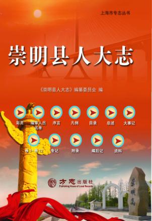 崇明县人大志 封面