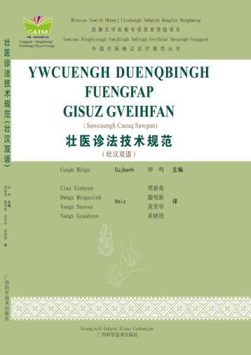 壮医诊法技术规范 壮汉双语 封面