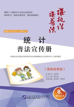 统计普法宣传册  漫画故事版 封面