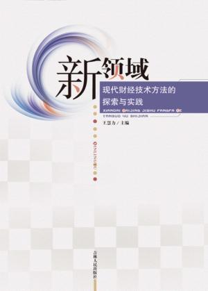 新领域  现代财经技术方法的探索与实践 封面
