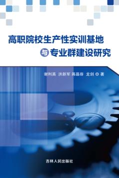 高职院校生产性实训基地与专业群建设研究 封面