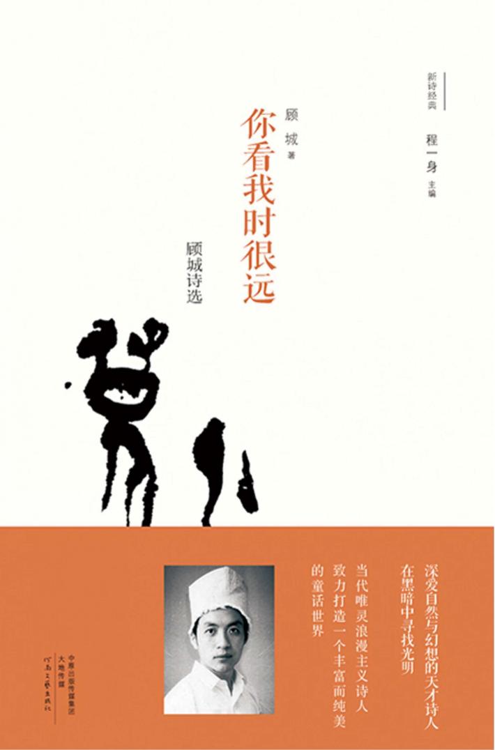 你看我时很远  顾城诗选 封面