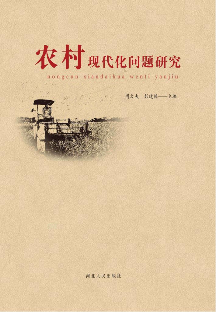 农村现代化问题研究 封面