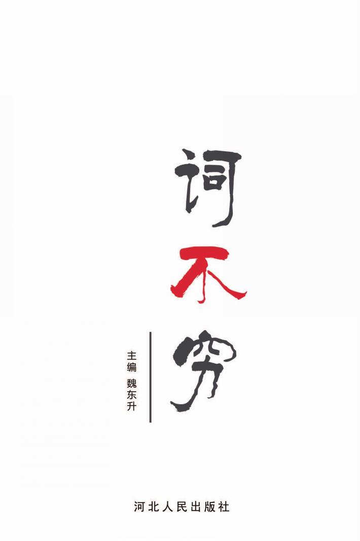 词不穷 封面