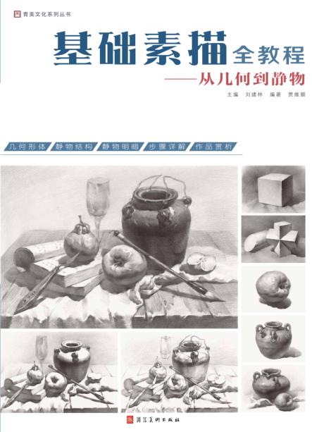 基础素描全教程u3000从几何到静物 封面
