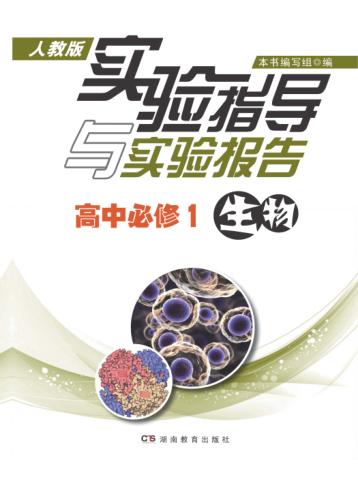 实验指导与实验报告·生物  高中必修1  人教版 封面