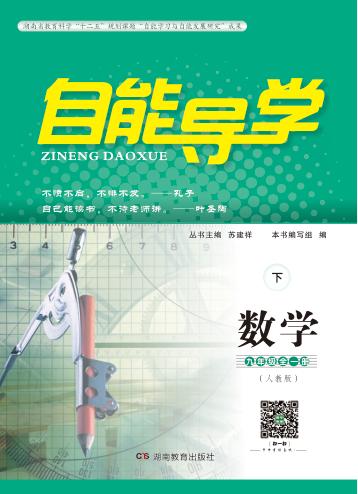自能导学·数学  九年级全一册  人教版  下 封面