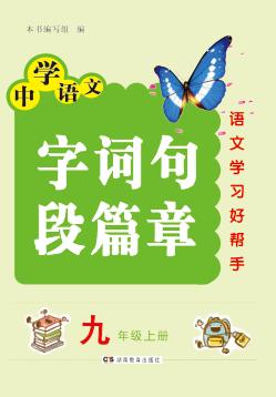 字词句段篇章  九年级  上  人教版 封面