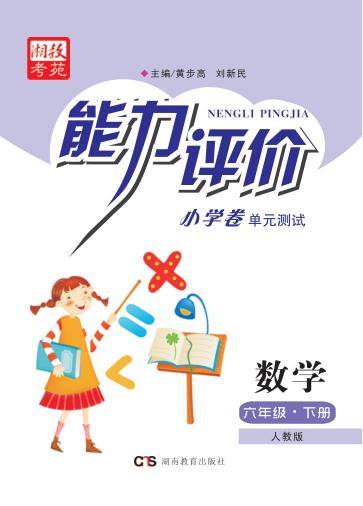 能力评价小学卷·数学  六年级  下  人教版 封面