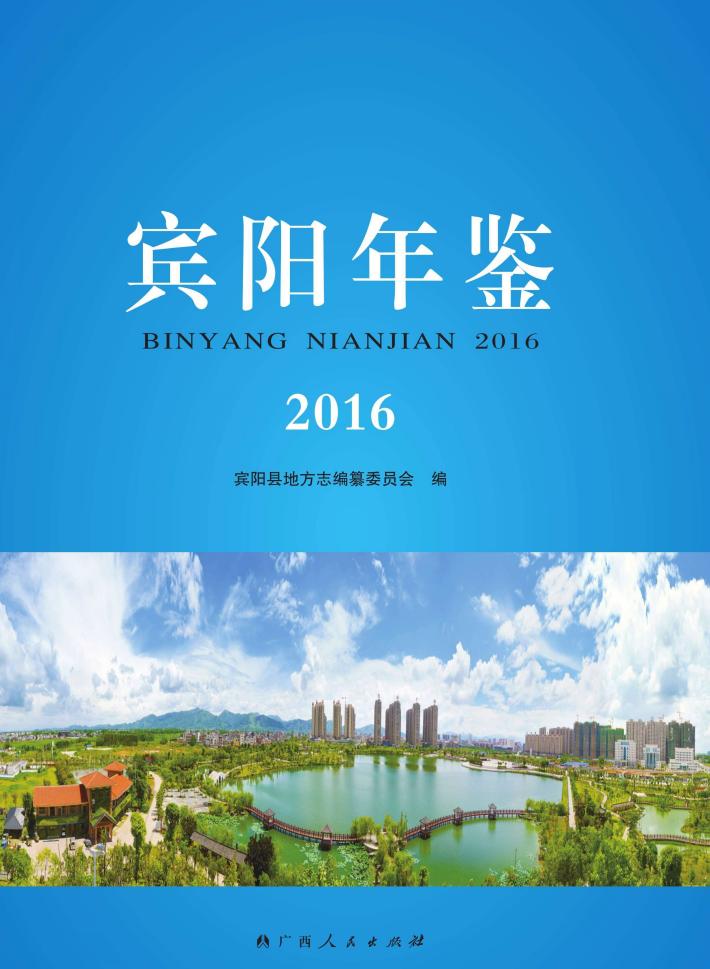 宾阳年鉴  2016 封面
