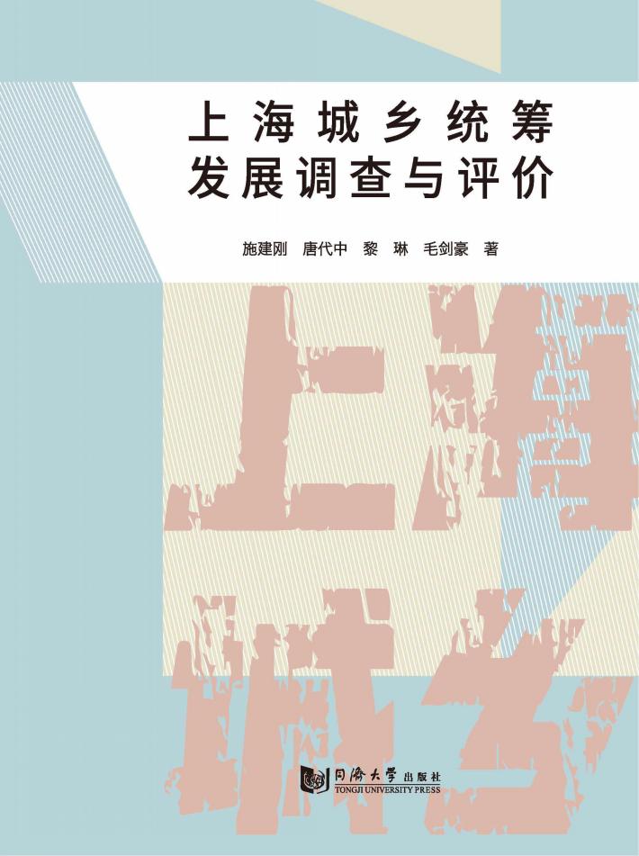 上海城乡统筹发展调查与评价 封面
