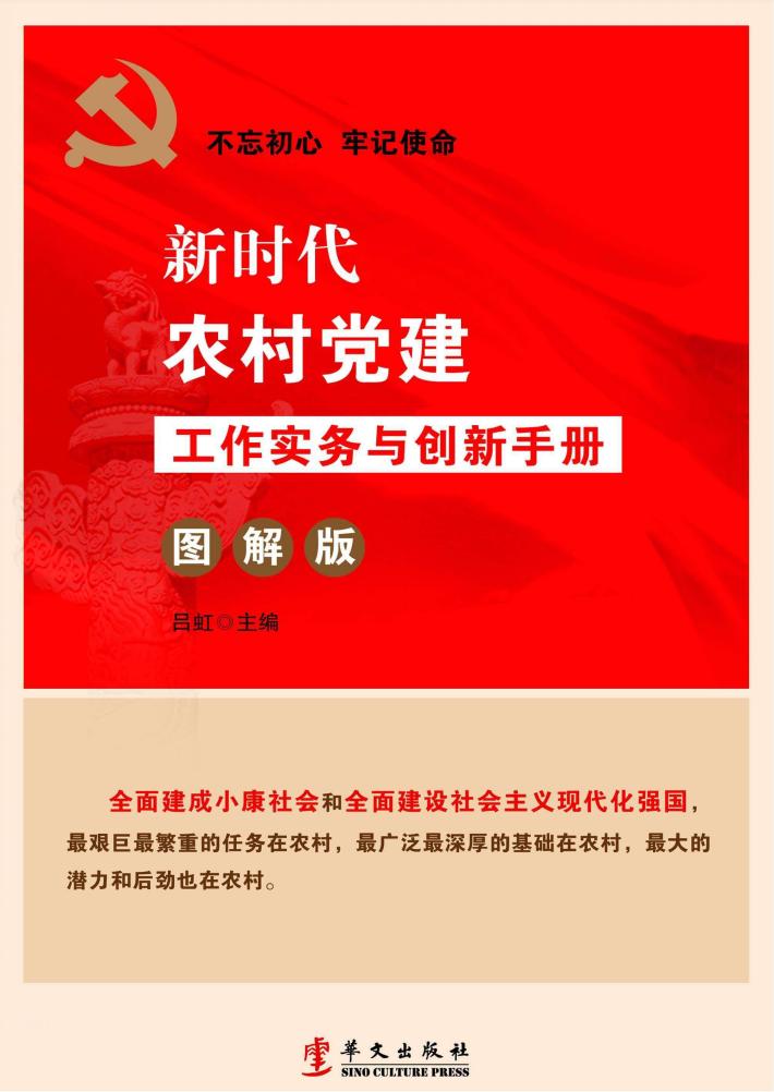 新时代农村党建实务与创新手册 图解版 封面