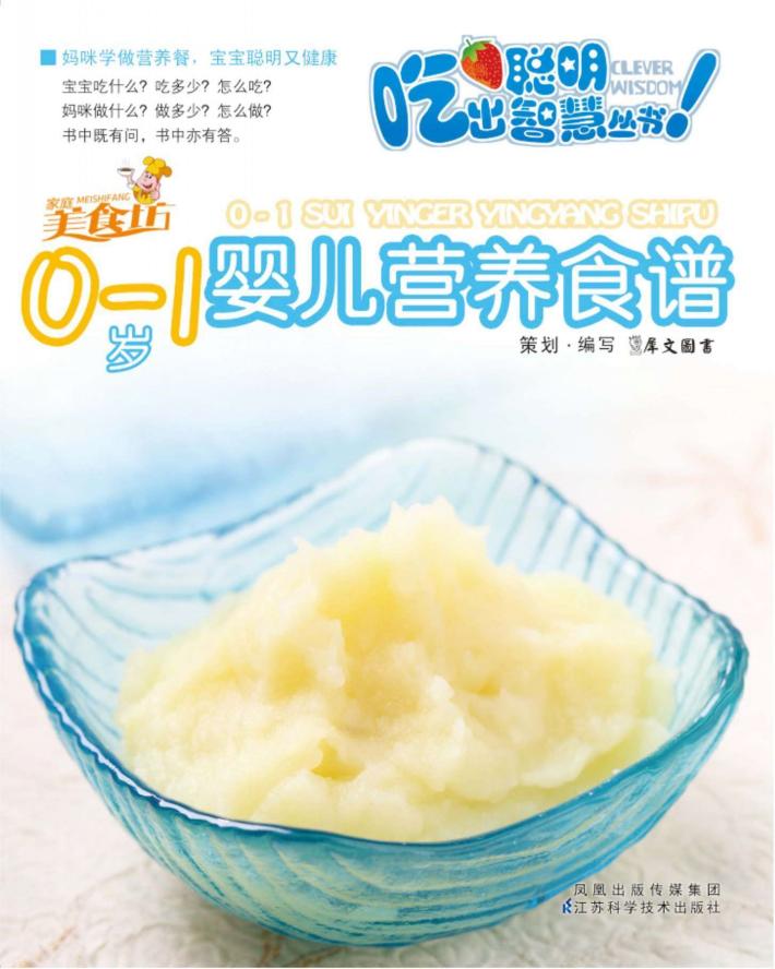 0-1岁婴儿营养食谱 封面