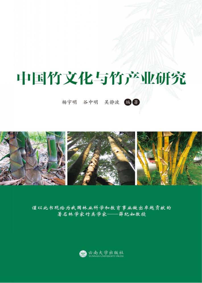 中国竹文化与竹产业研究 封面