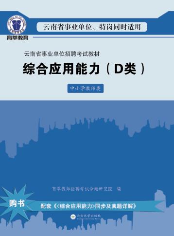 综合应用能力  D类  中小学教师类 封面