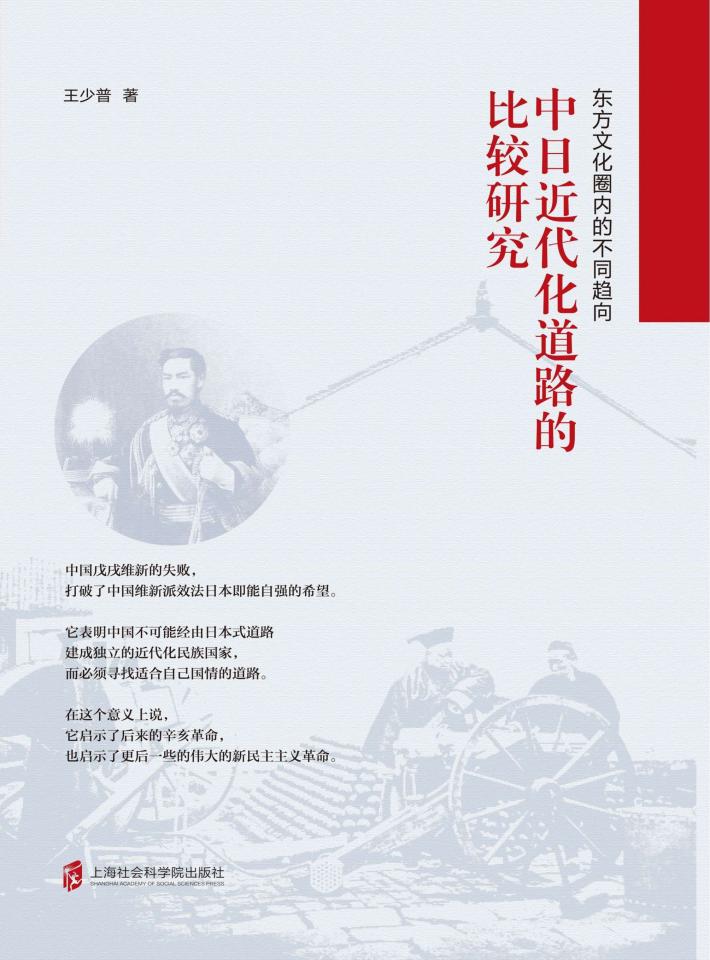 东方文化圈内的不同趋向  中日近代化道路的比较研究 封面