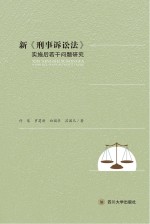 新《刑事诉讼法》实施后若干问题研究 封面