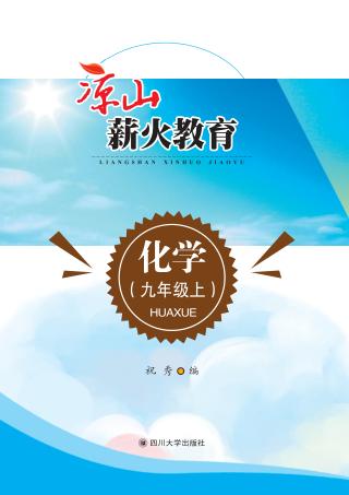 凉山薪火教育  化学  九年级  上 封面