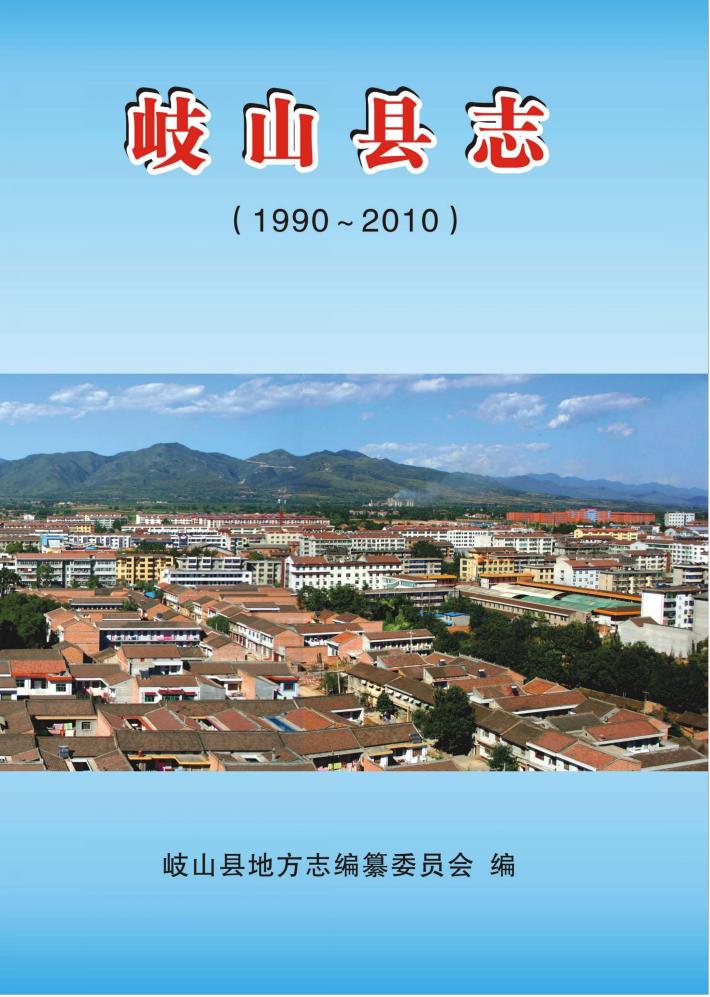 岐山县志  1990-2010 封面