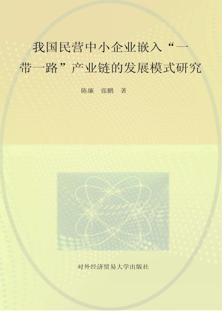 我国民营中小企业嵌入“一带一路”产业链的发展模式研究 封面
