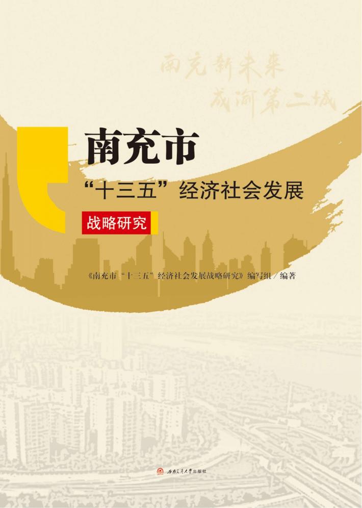 南充市“十三五”经济社会发展战略研究 封面
