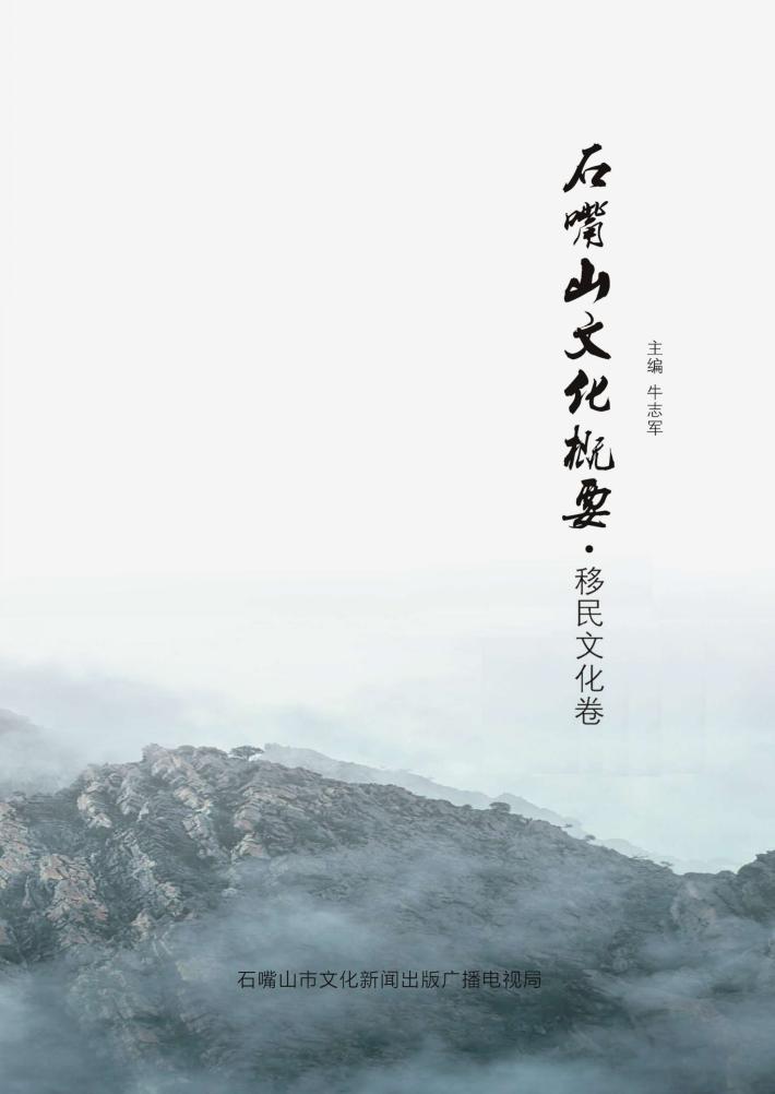 石嘴山文化概要·移民文化卷 封面