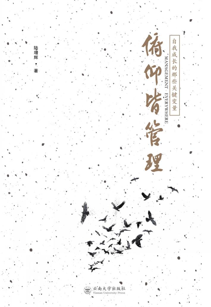 俯仰皆管理  自我成长的那些关键变量 封面