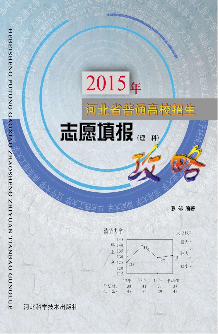 2015年河北省普通高校招生志愿填报攻略（理科） 封面