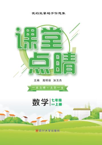 课堂点睛  数学  七年级  上 封面
