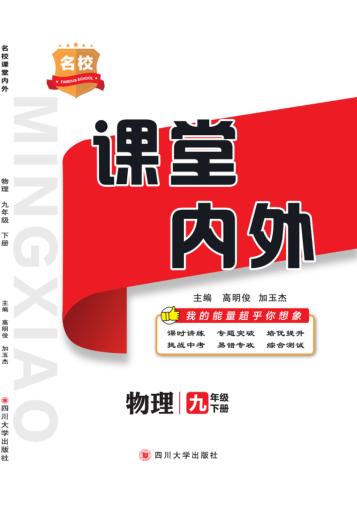 名校课堂内外  物理  九年级  下 封面