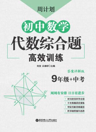 周计划  初中数学代数综合题高效训练 封面