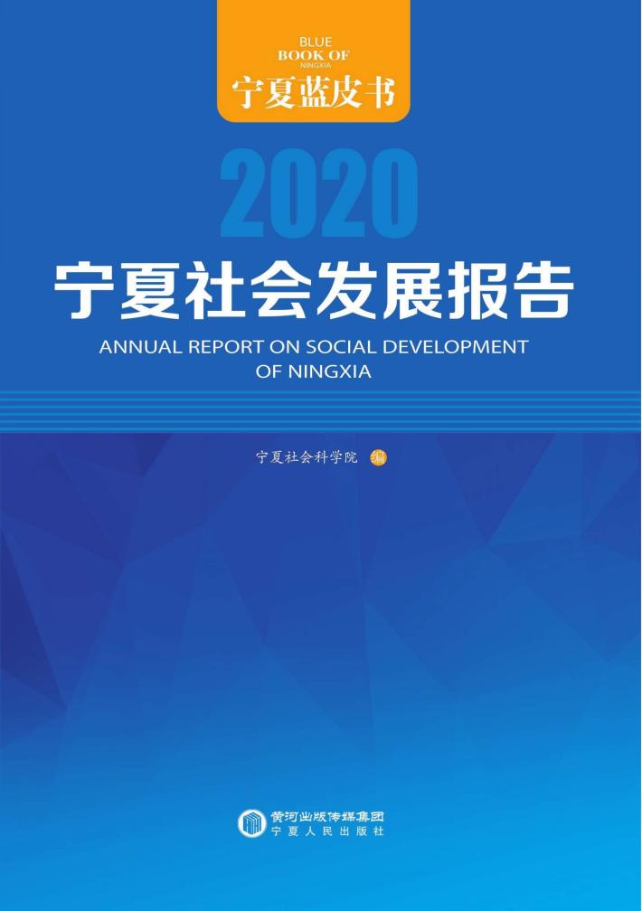 宁夏社会发展报告 2020 封面