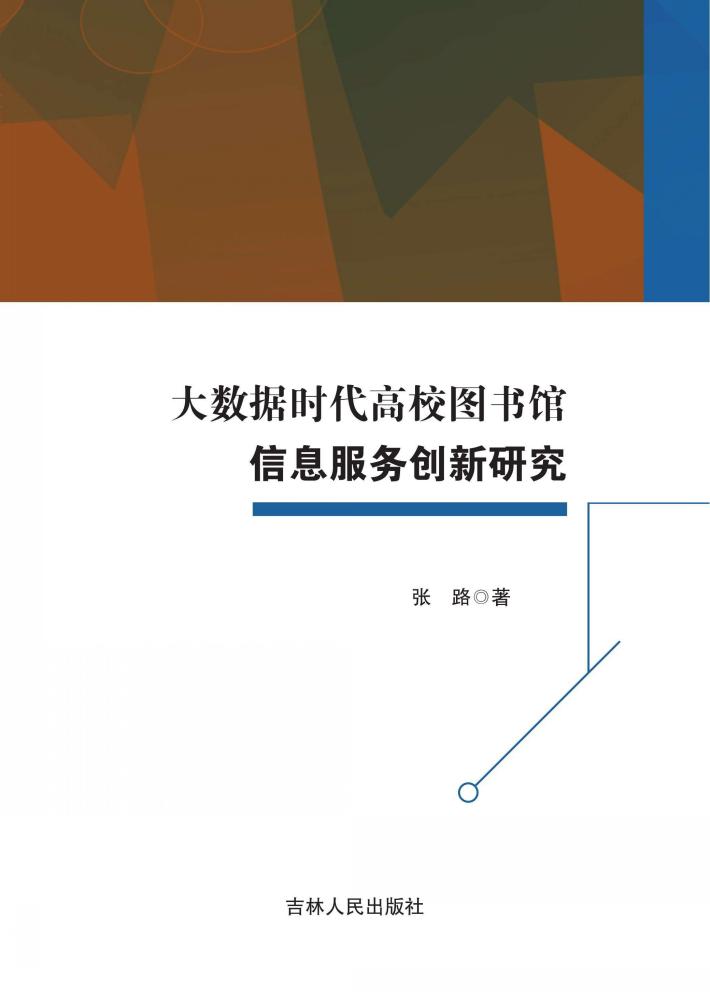 大数据时代高校图书馆信息服务创新研究 封面