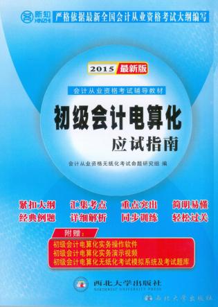 初级会计电算化应试指南 封面
