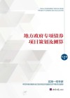 地方政府专项债券项目策划及测算 封面