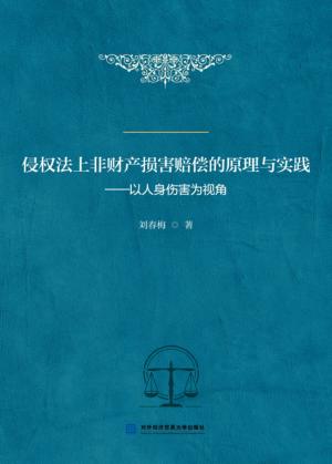 侵权法上非财产损害赔偿的原理与实践 封面