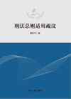 刑法总则适用疏议 封面