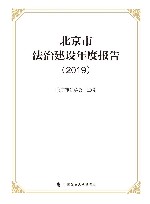 北京市法治建设年度报告  2019 封面
