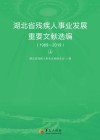 湖北省残疾人事业发展重要文献选编1989-2019  上 封面