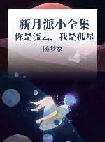 新月派小全集  你是流云，我是孤星 封面