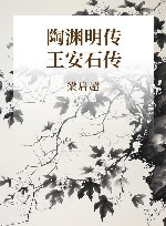 梁启超评历史人物 陶渊明传 王安石传 封面