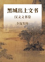 黑城出土文书 汉文文书卷 封面