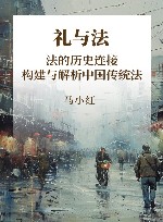 礼与法 法的历史连接 构建与解析中国传统法 封面