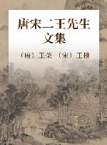 唐宋二王先生文集 封面