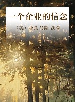 一个企业的信念 封面