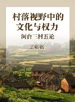村落视野中的文化与权力  闽台三村五论 封面